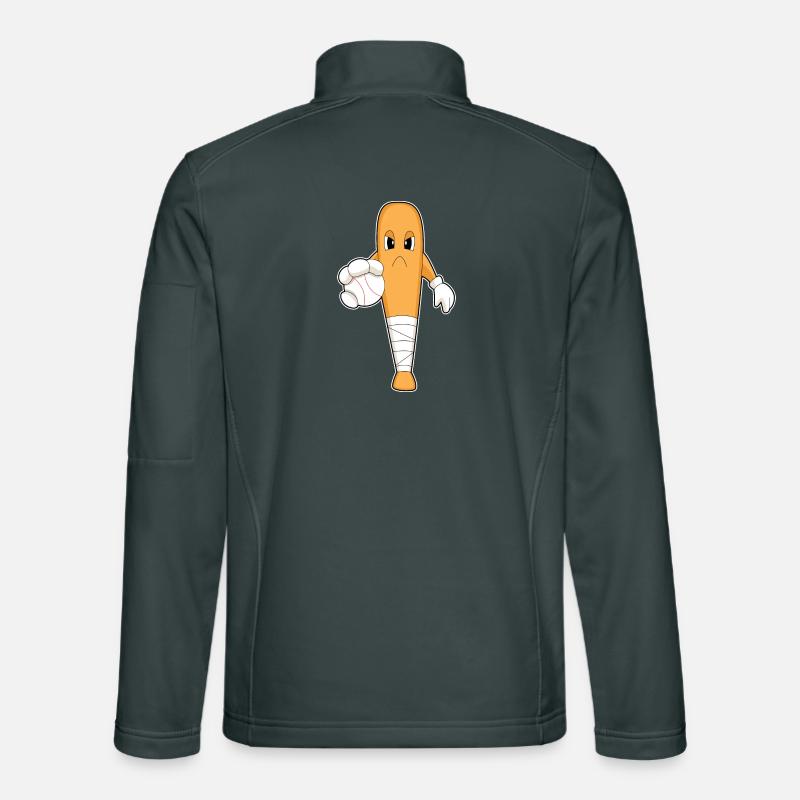 Baseball Batte de baseball Veste en tissu softshell Unisexe