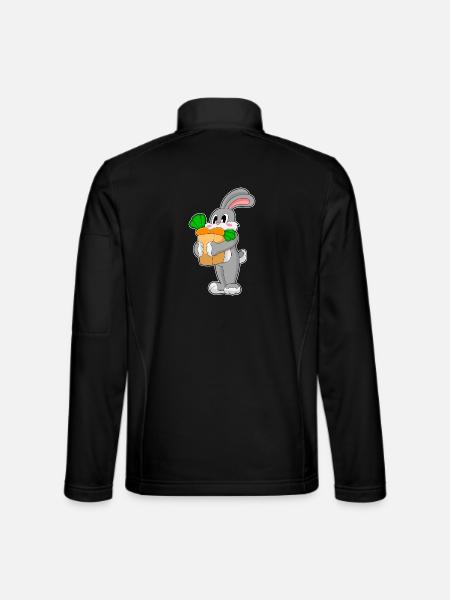 Rabbit Carrot - Unisex Softshell Jacket - black