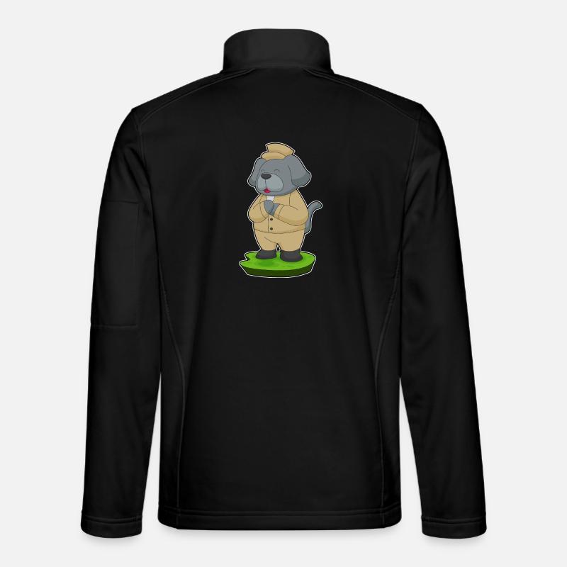Chien marié costume mariage - Veste en tissu softshell Unisexe - noir