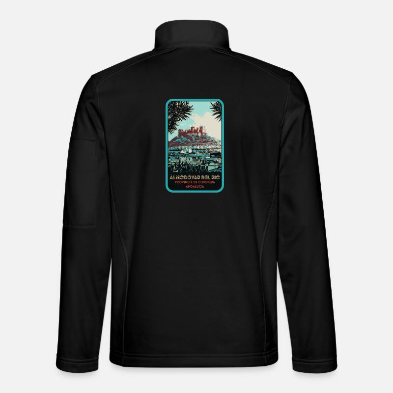 Almodovar Castle: Andalusian Treasure - Unisex Softshell Jacket - black
