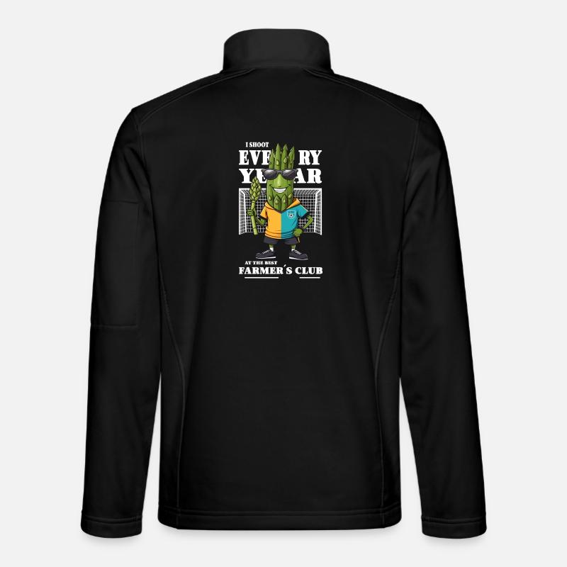 Association des asperges - Veste en tissu softshell Unisexe - noir