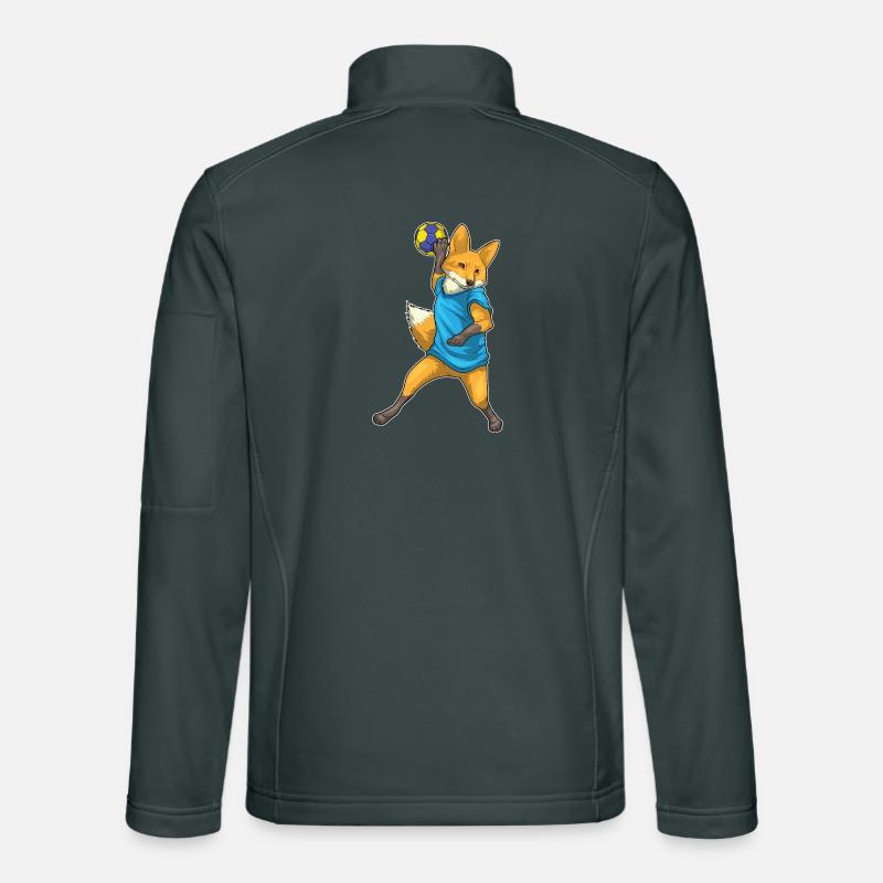 Fuchs Handball Player Handball Unisex Softshell Jacket