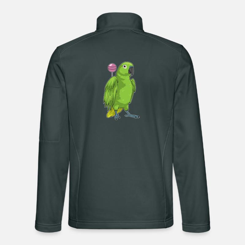 Perroquet Sucette Veste en tissu softshell Unisexe