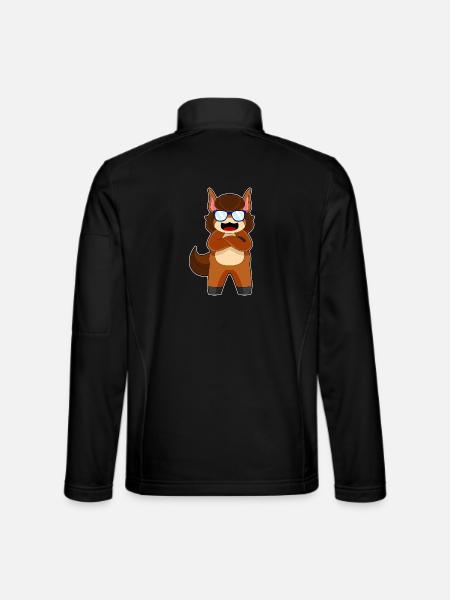 Horse Sunglasses - Unisex Softshell Jacket - black