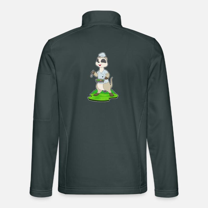 Erdmännchen Koch Pfanne Kochen Unisex Softshelljacke