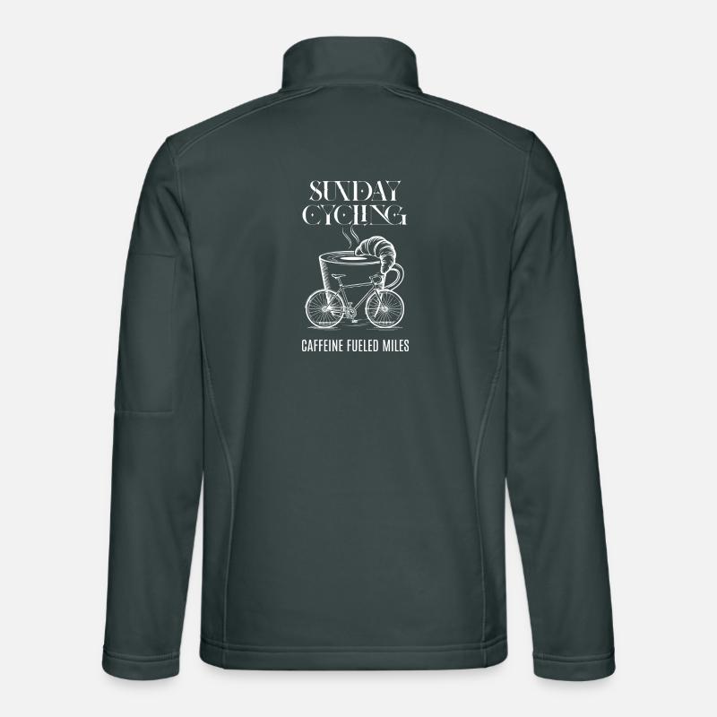 Miles alimentés par la caféine Veste en tissu softshell Unisexe