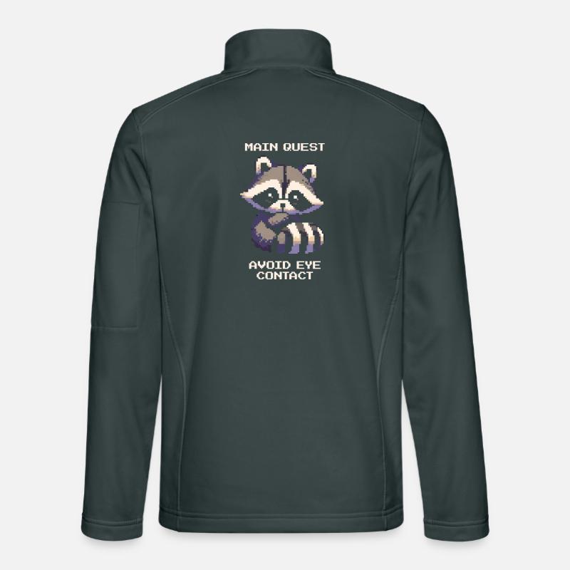 Quête principale : Éviter le contact visuel | Introversion Veste en tissu softshell Unisexe