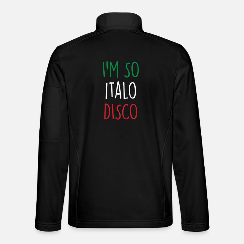 Italo Disco - Unisex Softshell Jacket - black
