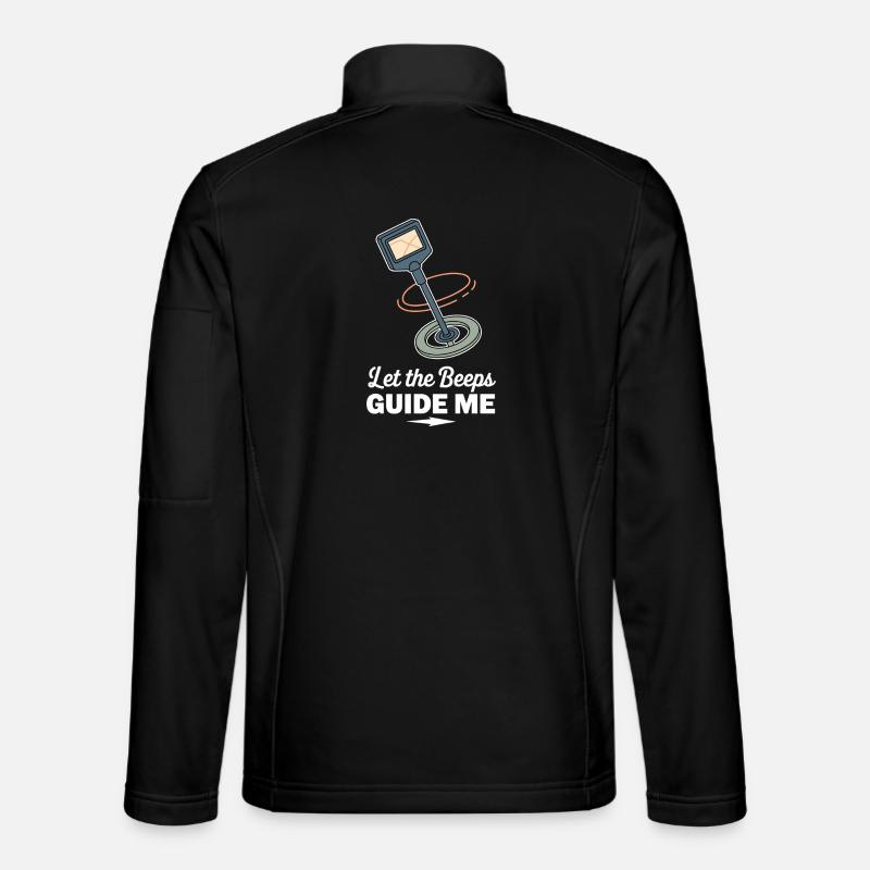 Introverted metal detector hobbyist - Unisex Softshell Jacket - black