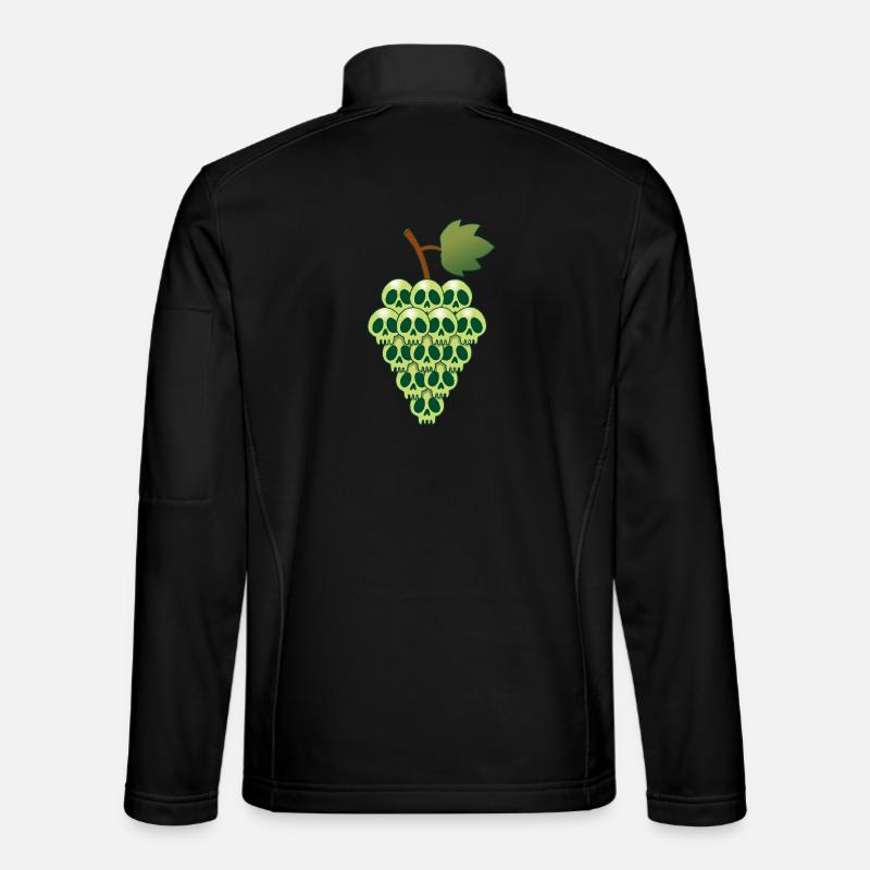 Crânes de raisins Veste en tissu softshell Unisexe