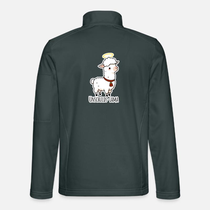 Unschulds-Lama hat es nicht getan Unisex Softshelljacke