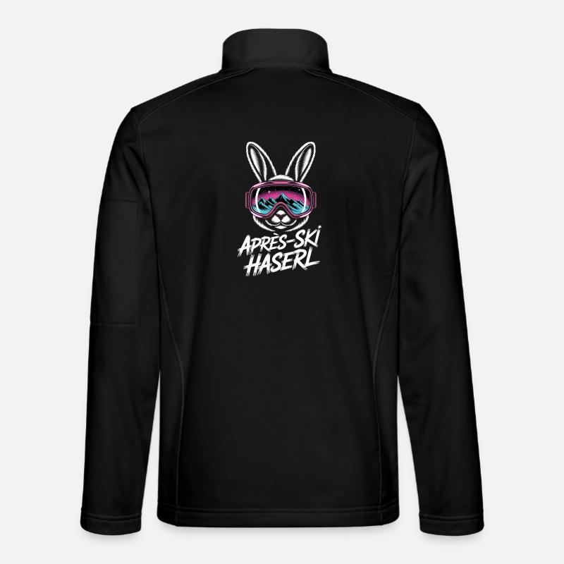 Après-ski bunny hut fun Skier ski bunny Unisex Softshell Jacket