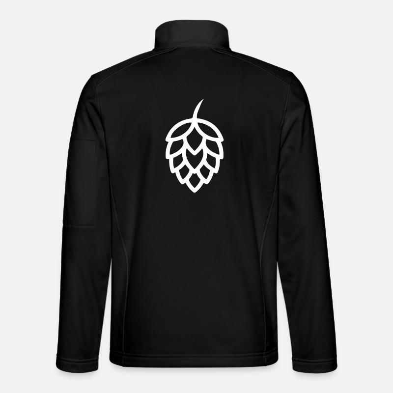 Hops Icon - Unisex Softshell Jacket - black