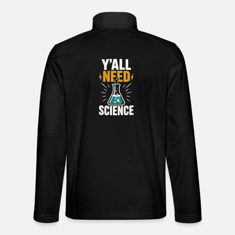 La science est nécessaire - Veste en tissu softshell Unisexe - noir