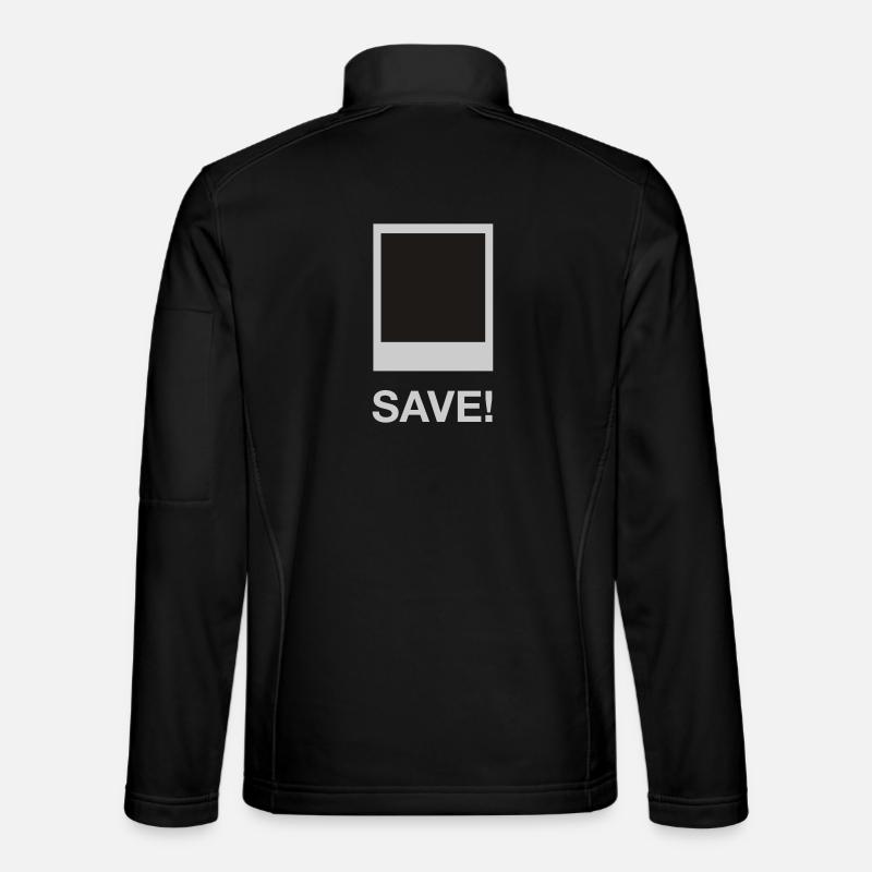 save me - Unisex Softshelljacke - Schwarz
