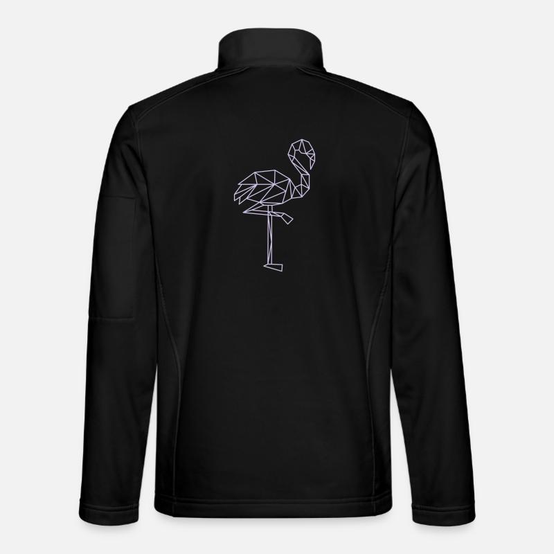 flamingo - Unisex Softshelljacke - Schwarz