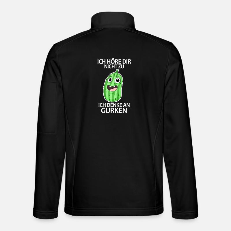 Ich denke an Gurken Unisex Softshelljacke