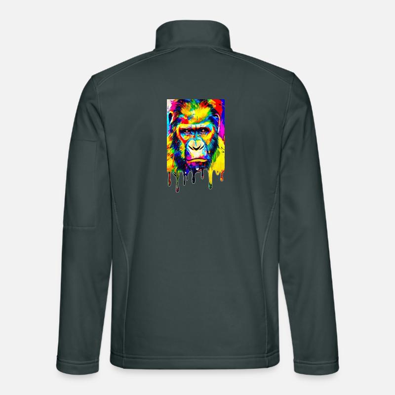Urban Gorilla - Graffiti Art Unisex Softshell Jacket