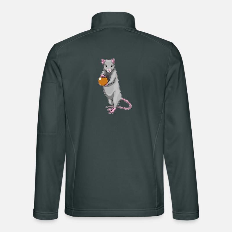 Rat Bowling Boule de bowling Veste en tissu softshell Unisexe