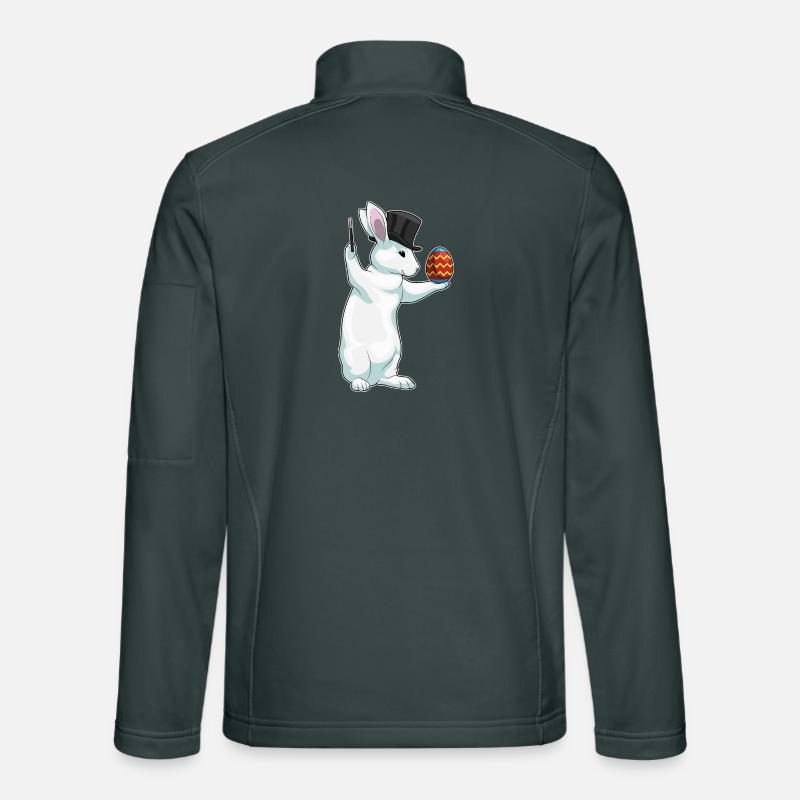 Bunny Easter Wizard Unisex Softshell Jacket