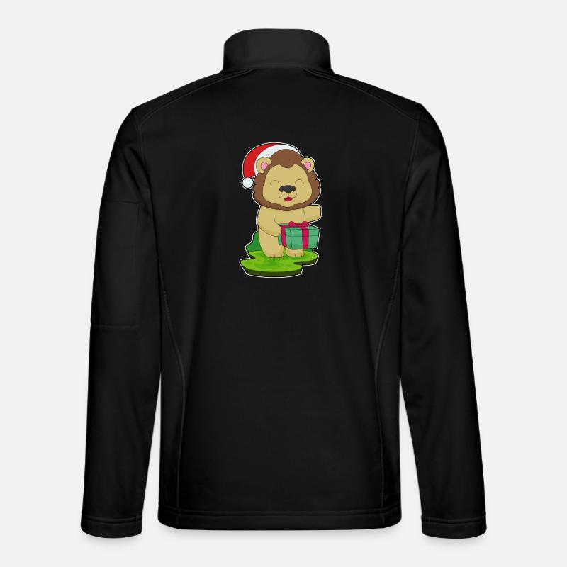Lion Christmas Package Unisex Softshell Jacket