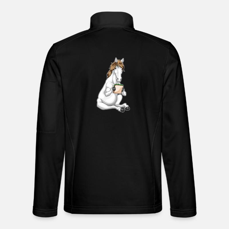 Pferd Sandwich Unisex Softshelljacke