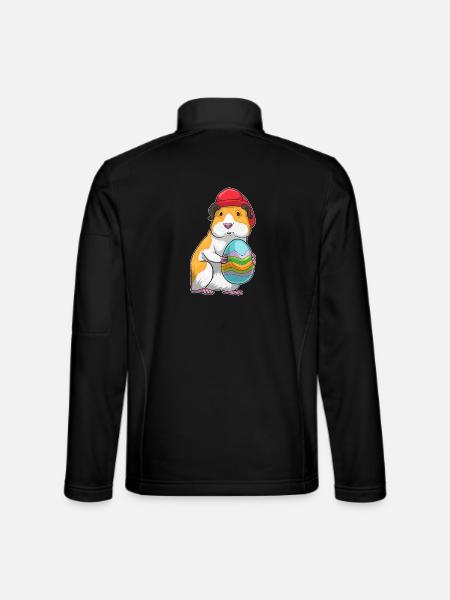 Guinea Pig Easter Fire Brigade - Unisex Softshell Jacket - black