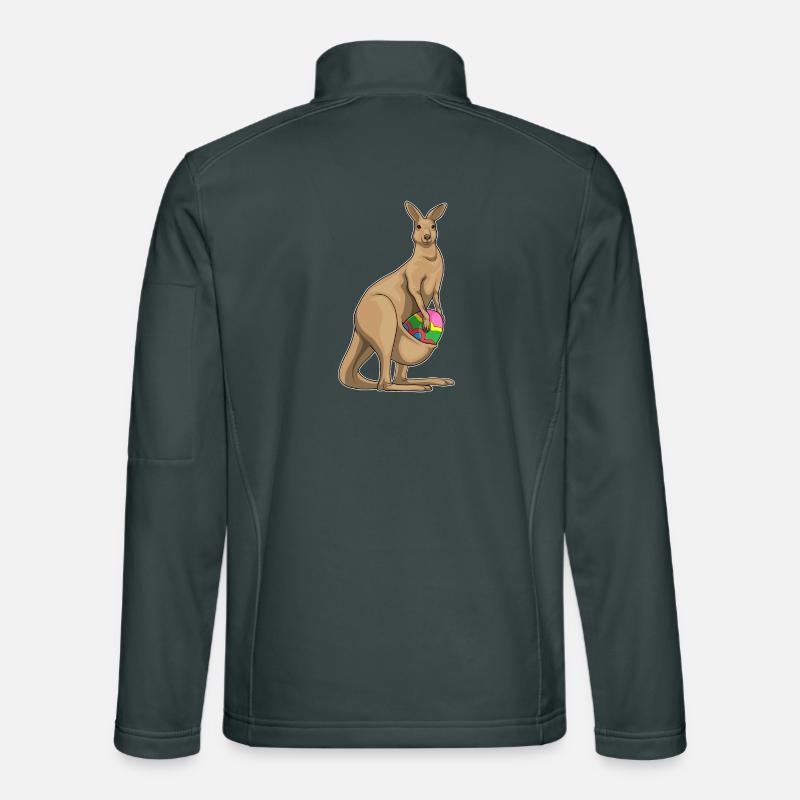 Kangaroo Easter Easter Egg Unisex Softshell Jacket