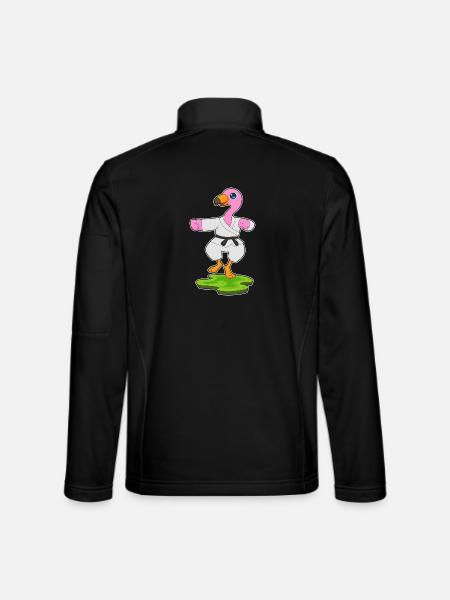 Flamingo Karate Martial Arts - Unisex Softshell Jacket - black