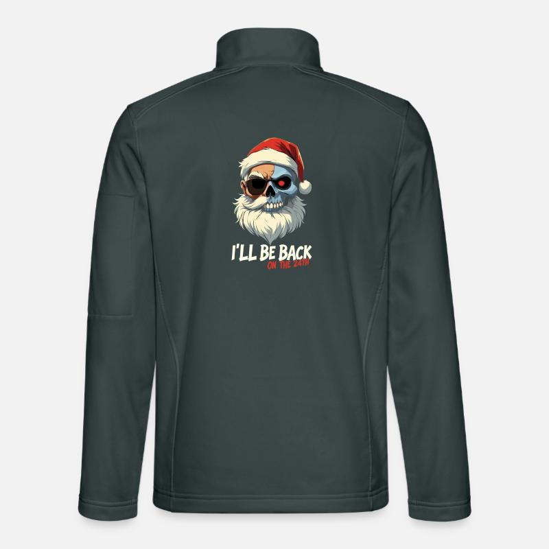 Terminator Santa be back presents Unisex Softshell Jacket