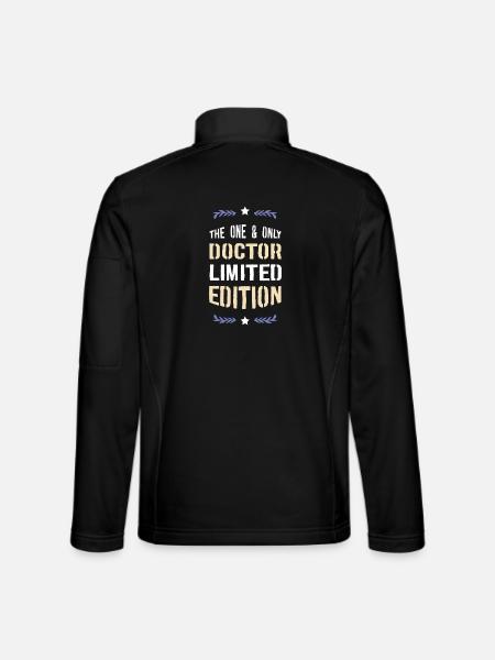 Single Doctor Édition Limitée - Veste en tissu softshell Unisexe - noir