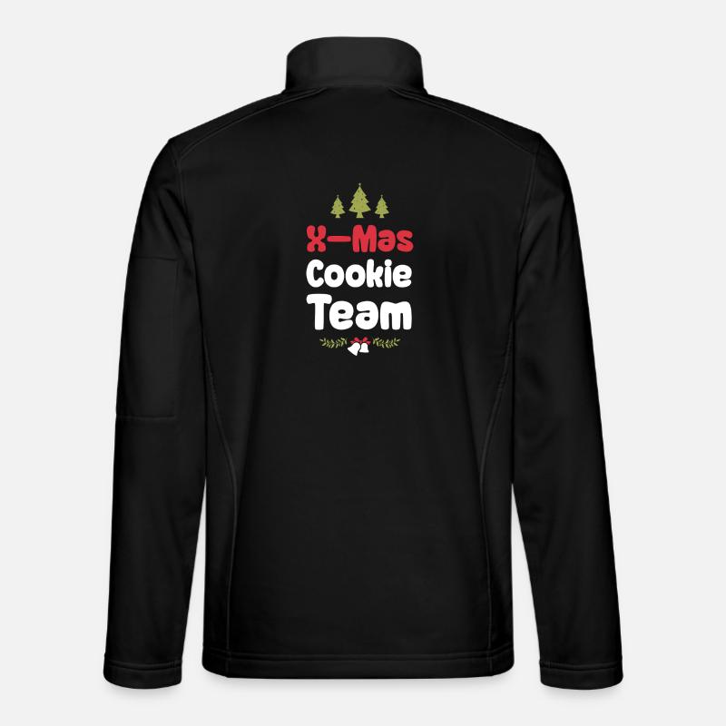 L’équipe des biscuits de Noël - Veste en tissu softshell Unisexe - noir