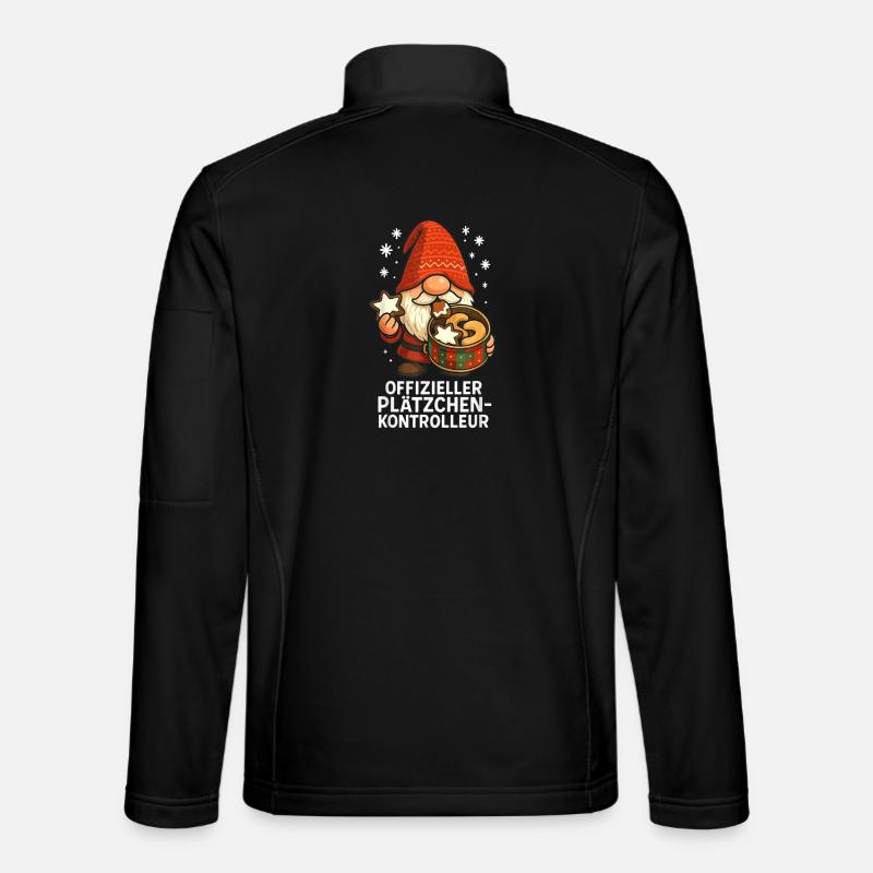 Offizieller Plätzchen-Kontrolleur - Unisex Softshelljacke - Schwarz