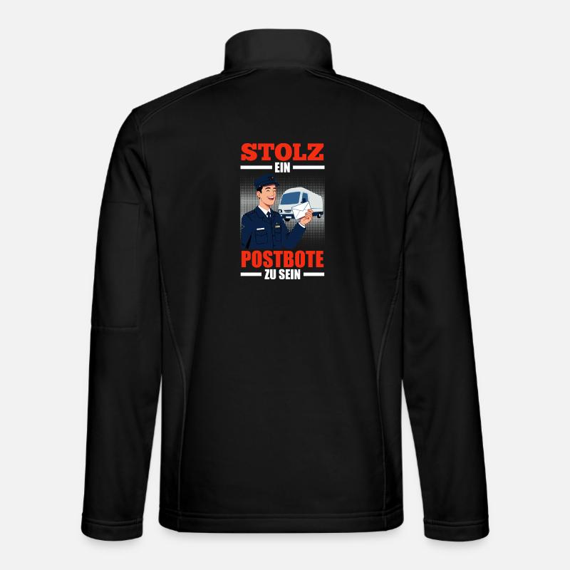 Briefträger STOLZ EIN POSTBOTE ZU SEIN Lustig Unisex Softshelljacke