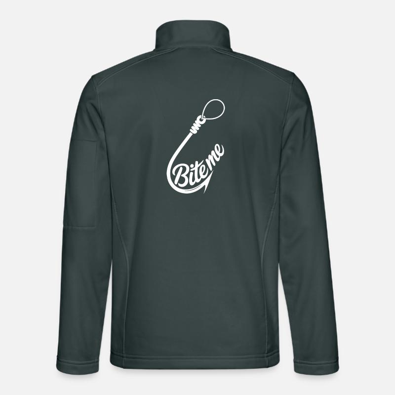 Bite Me Hook Graphic Tee Unisex Softshell Jacket