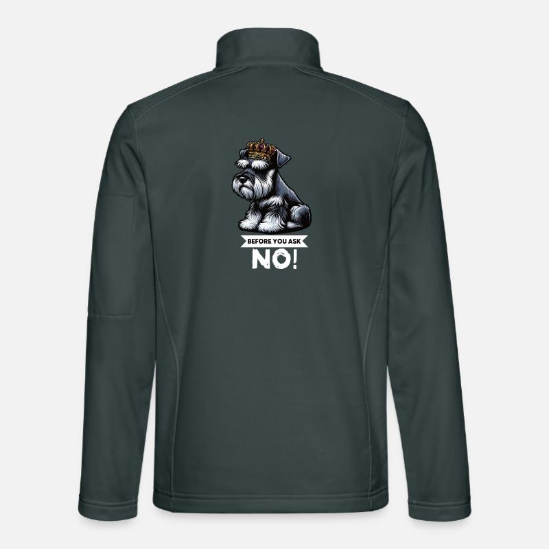 Before You Ask Schnauzer Riesenschnauzer   Unisex Softshelljacke