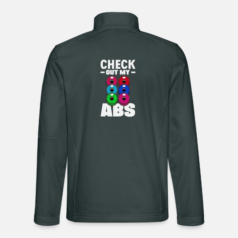 Check Out My ABS Lustiger 3D Druck Filament Unisex Softshelljacke