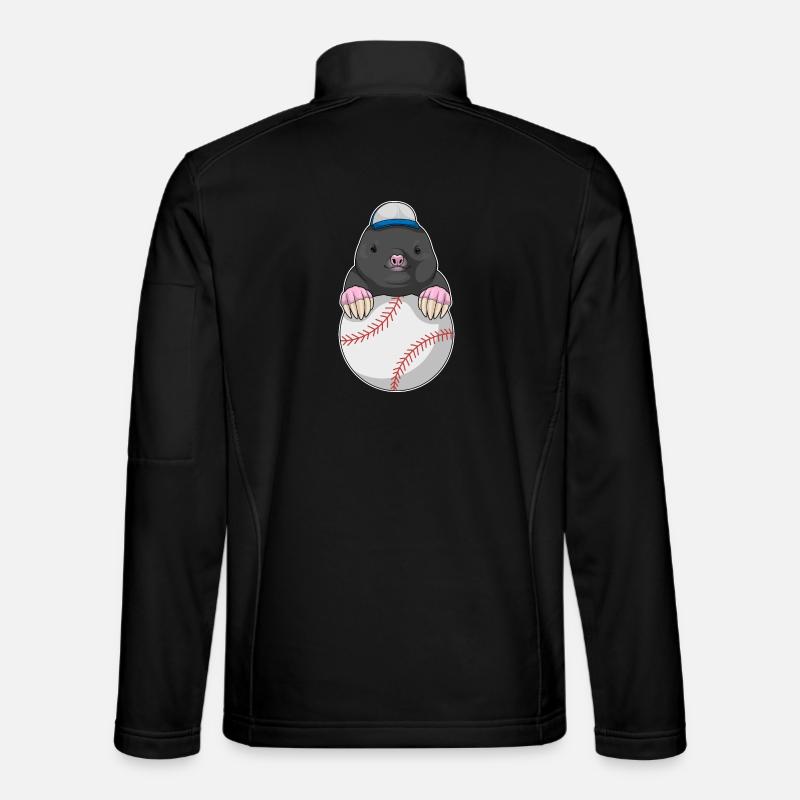 Mole Cap Baseball - Veste en tissu softshell Unisexe - noir