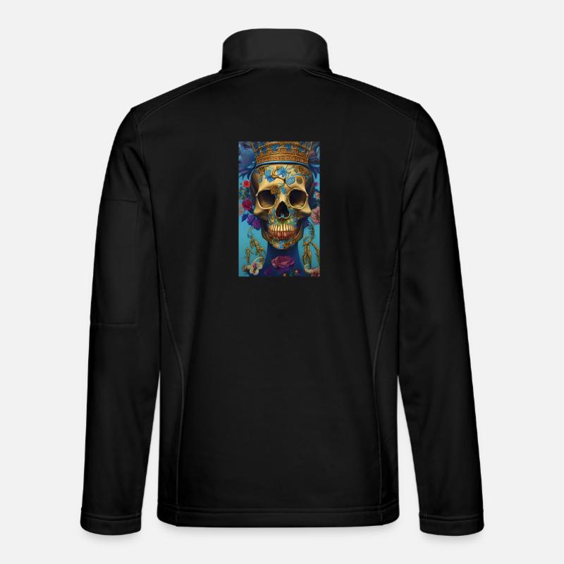 Beautiful fantasy Skull - Unisex Softshelljacke - Schwarz