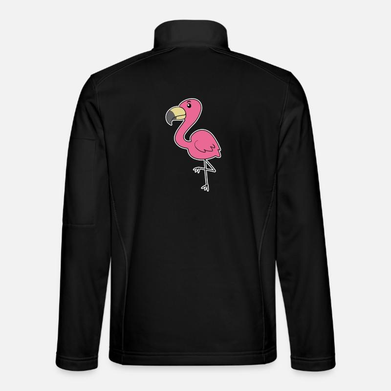 Flamant - Veste en tissu softshell Unisexe - noir