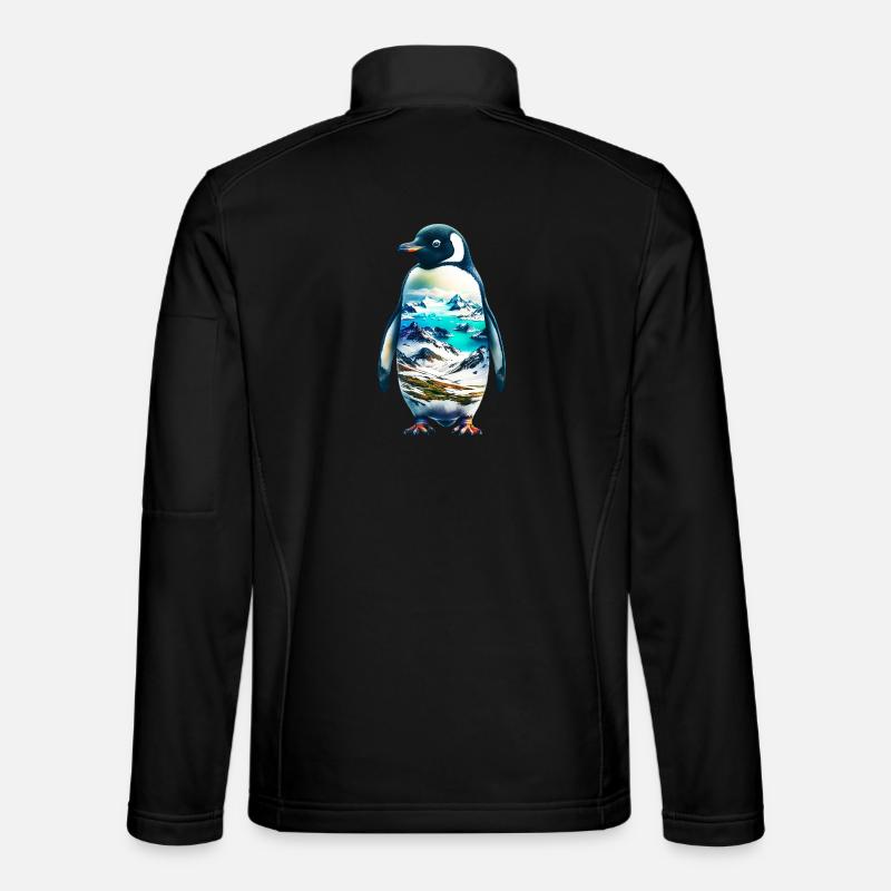 Pinguin - Unisex Softshelljacke - Schwarz