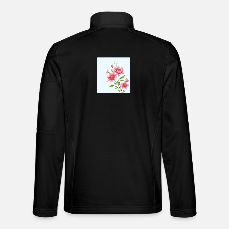 Flower - Unisex Softshell Jacket - black