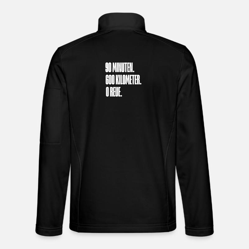 Black rear - Unisex Softshell Jacket - black