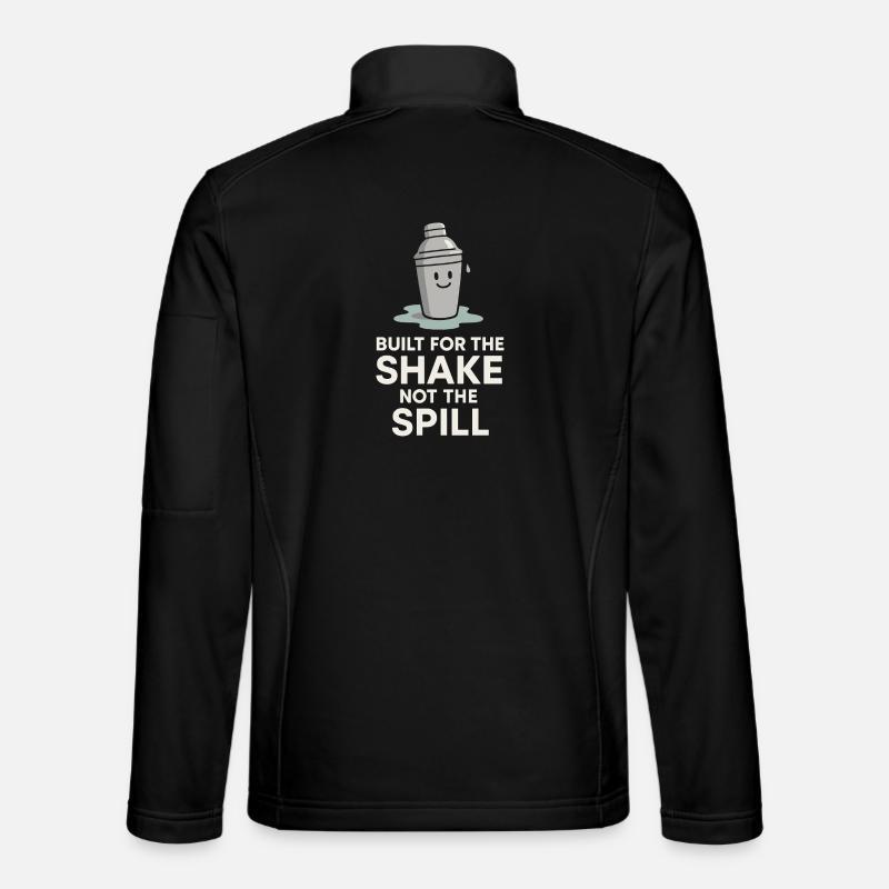 Shaker Stuck Beginner Mixologist - Unisex Softshell Jacket - black