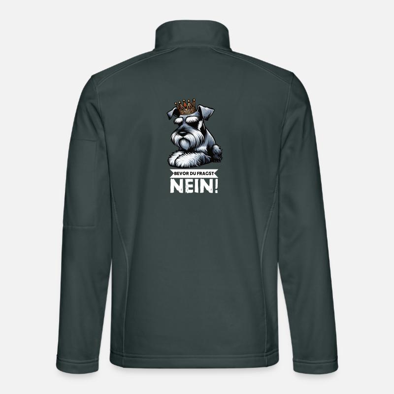 Avant que vous ne demandiez Pas de Schnauzer Géant Veste en tissu softshell Unisexe