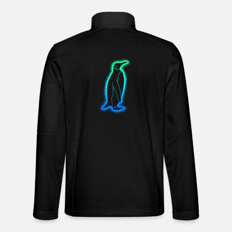 Pinguine Kinder Herren Jungen Pinguin Unisex Softshelljacke