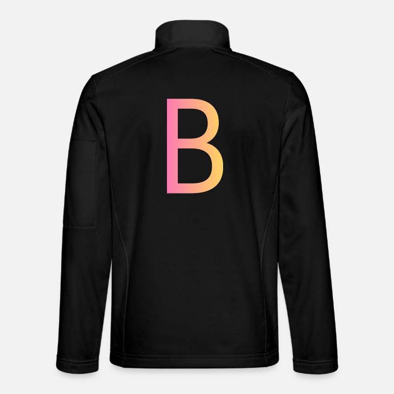 B - Unisex Softshelljacke - Schwarz