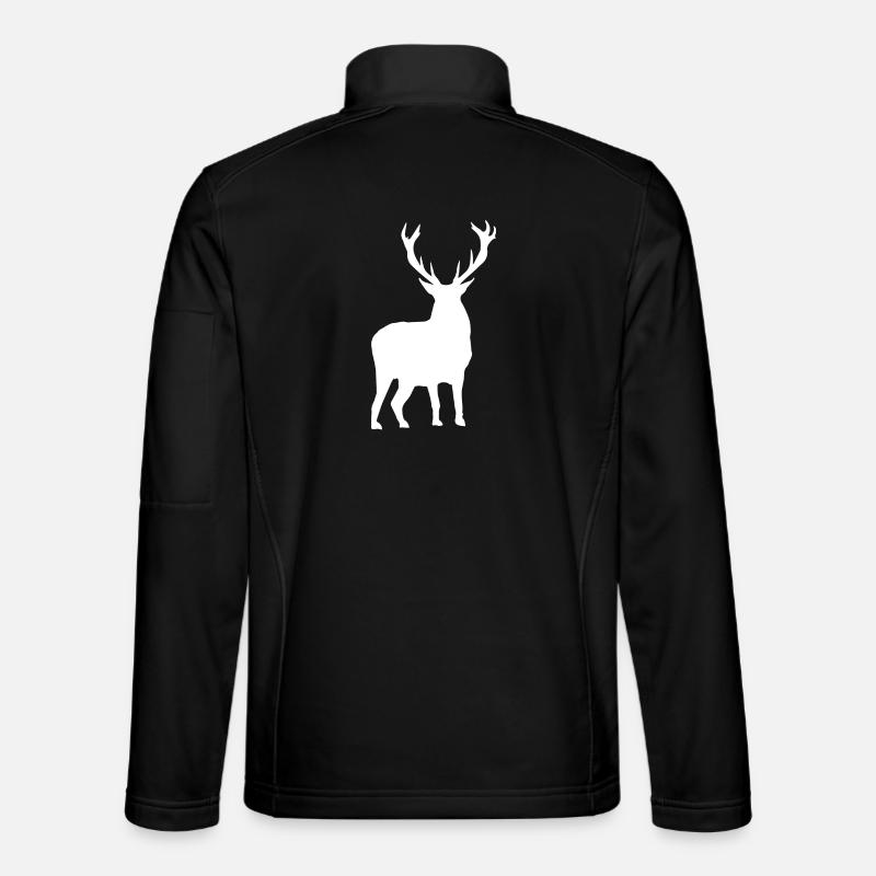 Deer - Unisex Softshell Jacket - black