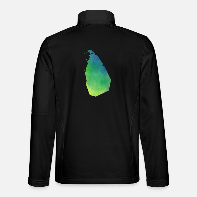 sri lanka - Unisex Softshelljacke - Schwarz