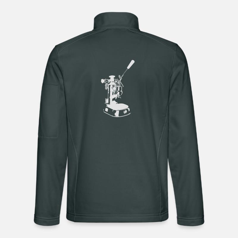 Maschine solo - White Unisex Softshelljacke